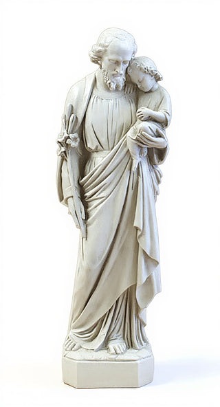 Saint Joseph with Child Statue - 36-inch