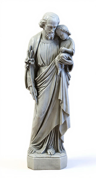 Saint Joseph with Child Statue - 36-inch