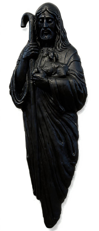 Good Shepherd with Lamb & Staf Statue - 66-inch