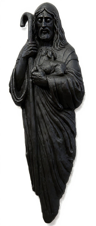 Good Shepherd with Lamb & Staf Statue - 66-inch