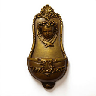 Benevolent Angel Wall Fountain - 26.5-inch — Bronze finish
