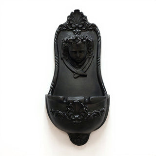 Benevolent Angel Wall Fountain - 26.5-inch — Dusted Black finish