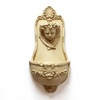 Benevolent Angel Wall Fountain - 26.5-inch — Dusted Sand finish