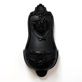 Benevolent Angel Wall Fountain - 26.5-inch — Flat Black finish