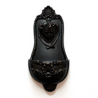 Benevolent Angel Wall Fountain - 26.5-inch — Iron finish