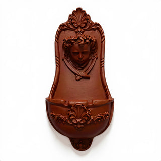 Benevolent Angel Wall Fountain - 26.5-inch — Rust finish
