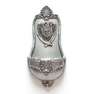 Benevolent Angel Wall Fountain - 26.5-inch — Silver finish