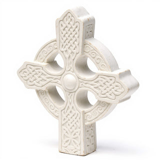 Celtic Cross - 16-inch — Antique White finish