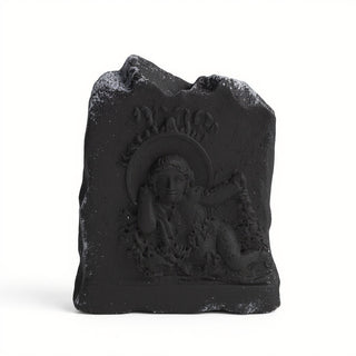 Victorian Cherub Wall Plaque — Dusted Black finish