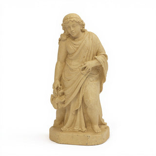 Victorian Cherub Wall Plaque — Dusted Sand finish
