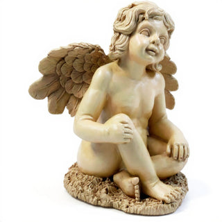 Short Haired Angel Statue - 20-inch — Museum Terracotta finish