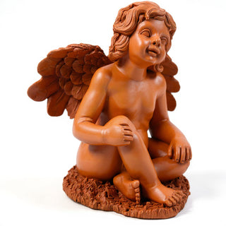 Short Haired Angel Statue - 20-inch — Metro finish