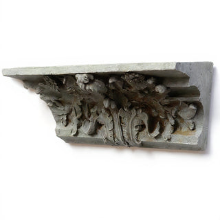 Cornice Wall Piece — Antique Stone finish