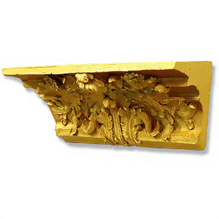 Cornice Wall Piece — Deep Gold finish