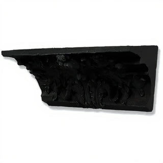 Cornice Wall Piece — Flat Black finish