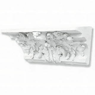 Cornice Wall Piece — Flat White finish