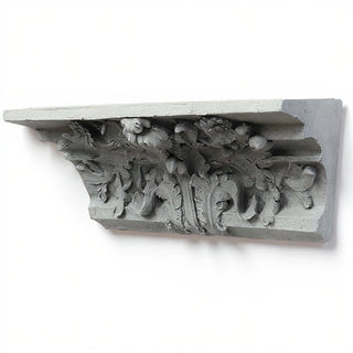 Cornice Wall Piece — Old Stone finish