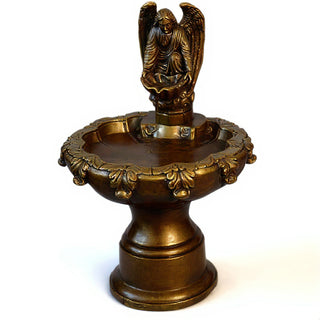 Fegana Angel Fountain, Style B - 42-inch — Bronze finish