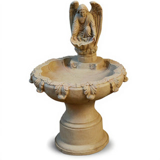 Fegana Angel Fountain, Style B - 42-inch — Dusted Sand finish