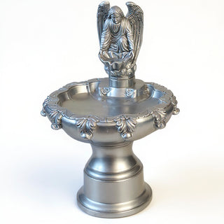 Fegana Angel Fountain, Style B - 42-inch — Silver finish