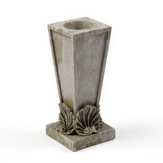 Four Shell Candleholder - 12-inch — Antique Stone finish