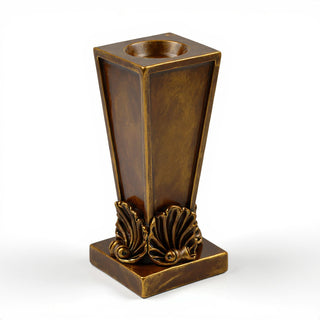 Four Shell Candleholder - 12-inch — Bronze finish