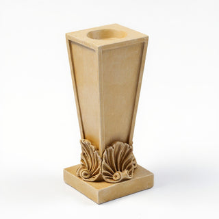 Four Shell Candleholder - 12-inch — Dusted Sand finish