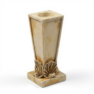 Four Shell Candleholder - 12-inch — Museum Terracotta finish