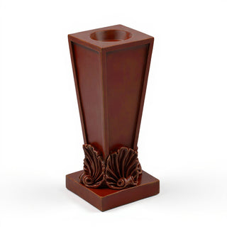 Four Shell Candleholder - 12-inch — Rust finish