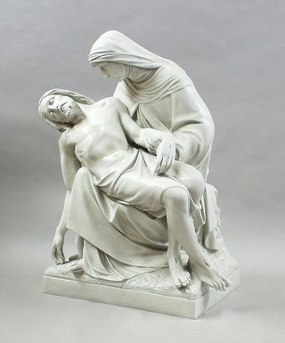 Pieta By Daprato Statue - 42-inch - Realistic Color - Hand-Painted