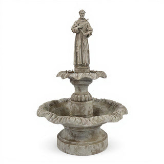 Saint Francis of Assisi Fountain - 55-inch — Antique Stone finish