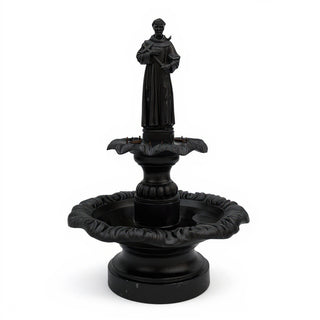Saint Francis of Assisi Fountain - 55-inch — Dusted Black finish