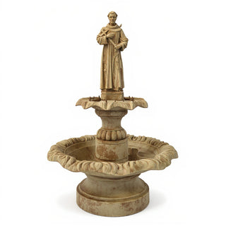 Saint Francis of Assisi Fountain - 55-inch — Gothic Stone finish