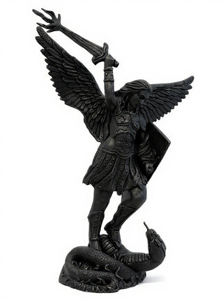 St. Michael W/Sword Fire Statue - 38-inch