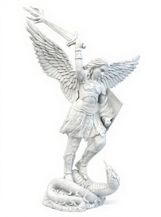 St. Michael W/Sword Fire Statue - 38-inch