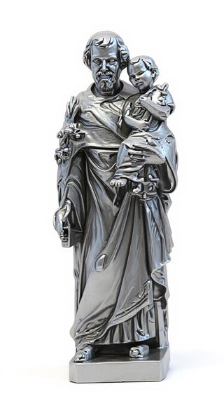 Saint Joseph & Child with Cros Statue - 38-inch