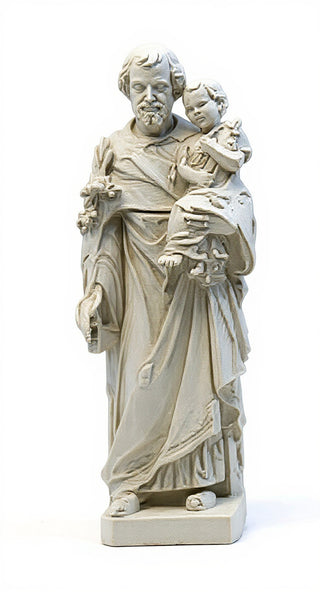 Saint Joseph & Child with Cros Statue - 38-inch