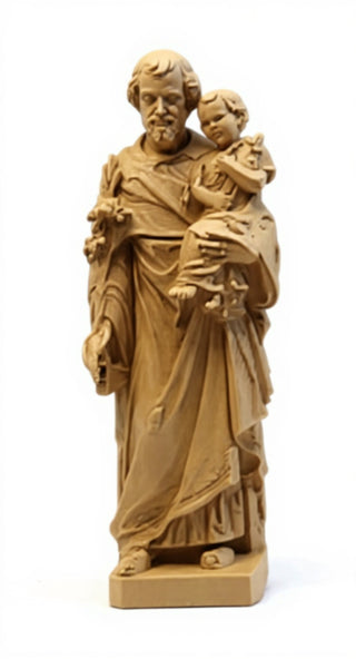 Saint Joseph & Child with Cros Statue - 38-inch