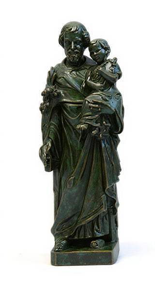 Saint Joseph & Child with Cros Statue - 38-inch