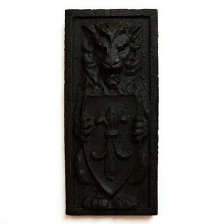 Lion Crest Wall Plaque - 38-inch — Iron finish