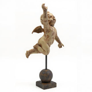 San Giovanni Cherub Statue — Gothic Stone finish