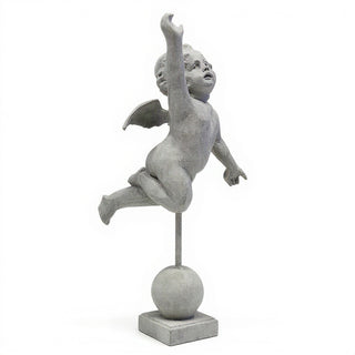 San Giovanni Cherub Statue — Limestone finish