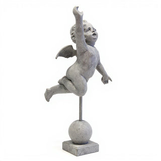 San Giovanni Cherub Statue — Old Stone finish