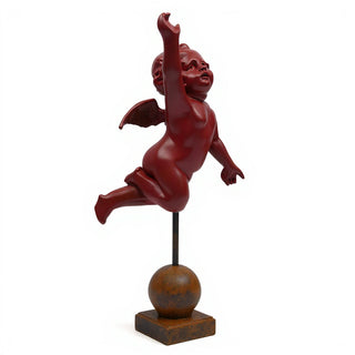 San Giovanni Cherub Statue — Rust finish