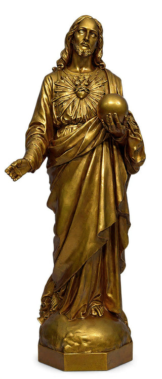 Sacred Heart To The World 62" Statue - 62-inch