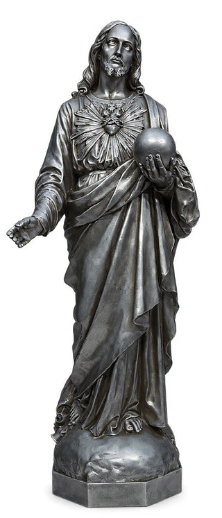 Sacred Heart To The World 62" Statue - 62-inch