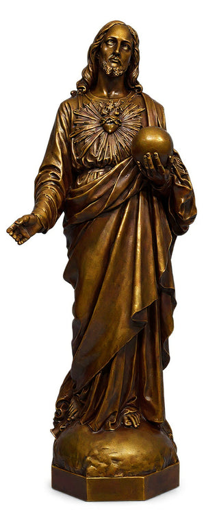 Sacred Heart To The World 62" Statue - 62-inch