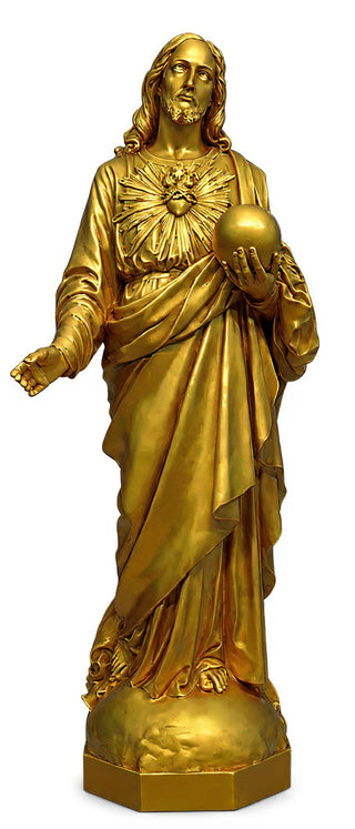 Sacred Heart To The World 62" Statue - 62-inch