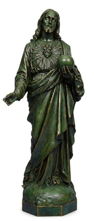Sacred Heart To The World 62" Statue - 62-inch