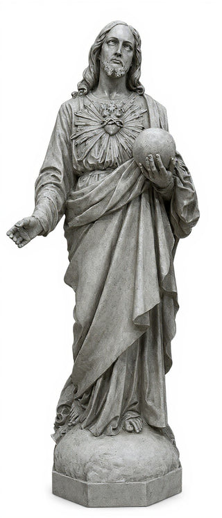 Sacred Heart To The World 62" Statue - 62-inch